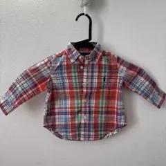 Ralph Lauren チェック柄長袖シャツ 12M