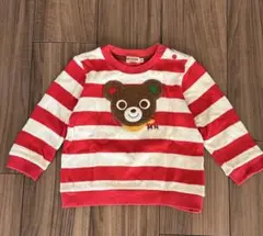 ⭐︎ミキハウス⭐︎セーター⭐︎アップリケ⭐︎サイズ90⭐︎赤色