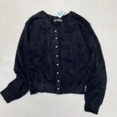 未使用 UNITED ARROWS フェザーヤーンVネックカーディガン