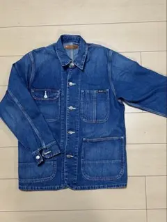 Wrangler デニムカバーオール インディゴブルー