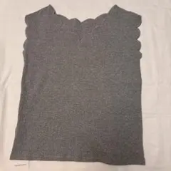 natural couture スカラップ リブ タンクトップのサムネイル