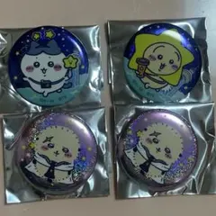 ちいかわ×星ふるスカイツリー ホログラム缶バッジ うさぎ ハチワレ ラッコ