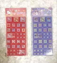 新作♡サンリオ♡タイルシール♡2点セット♡キティ/クロミ♡セブン限定