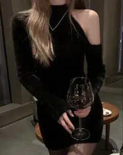 SHEIN オフショルダーワンピース