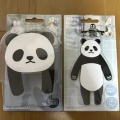 東洋ケース スティッキーフックフレンズ パンダ 2種セット