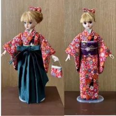 卒業 赤袴リカちゃん 紫袴リカちゃんセット - メルカリ