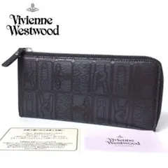 【新品】ヴィヴィアンウエストウッド✨タグ L字ファスナー長財布 財布 長財布 黒