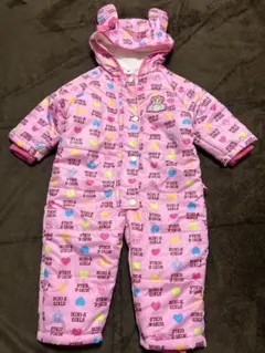 MINI-K 子ども用スキーウェア 80 ピンク　ジャンプスーツ