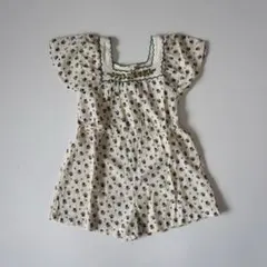 ZARA 花柄 ショートジャンプスーツ