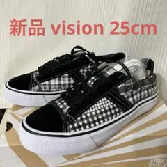 新品未使用　vision キャンバススニーカー　ローカットのサムネイル
