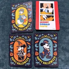 ディズニーストア じゃんけんあいこカード ハロウィン 3枚＋二子玉川店舗カード