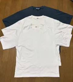 ユニクロU エアリズムコットンオーバーサイズTシャツ5分袖