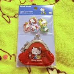 ポップデコパーティー ハローキティ プチパース付きフレークシール レトロ シール