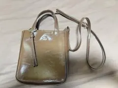 【ゴージ】ミニショルダーバッグ　茶　激安