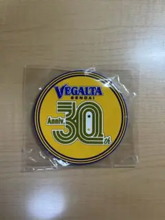 ベガルタ仙台 30周年記念グッズ　ベガルタ仙台３０周年ロゴ入りラバーコースター
