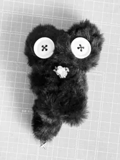 ふわふわ黒猫ぬいぐるみ~ハンドメイド~