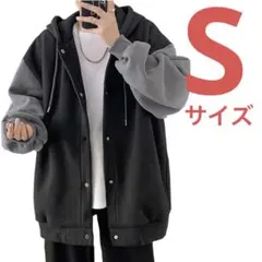 パーカー トレーナー フード付き おしゃれ カジュアル シンプル 裏起毛 S