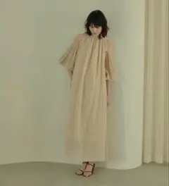 ditm linen pleats open shoulder onepiece