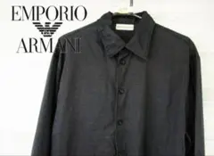 ARMANI●エンポリオアルマーニ リネン 長袖 シャツ L~XL相当