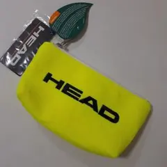 ★タグ付き★　HEAD テニスボール色　ポーチ