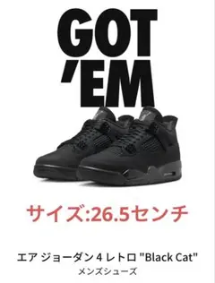 2026年最新】Black Cat jordan 4の人気アイテム - メルカリ