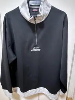 Dickies ハーフジップ トレーナー XL ブラック/グレー