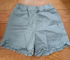 après les cours くすみグリーンハーフパンツ 130