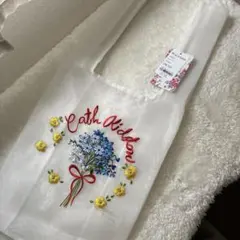 Cath Kidston ピーチジョン　シアーエンブロイダリーバッグ　フラワー