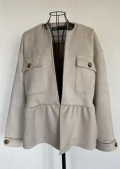 ZARA☆スエード風ジャケット