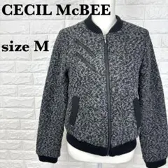 CECIL McBEEセシルマクビー ツイードジャケット　ブルゾン【623】