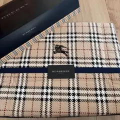 値下げ】 BURBERRY バーバリー ノバチェック柄 タオルケット 未使用品