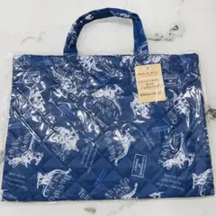 レッスンバッグ 恐竜 ネイビー 43×31.5cm