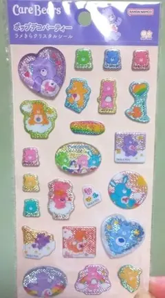 【正規品】☆ ポップデコパーティー ラメきらクリスタルシール ケアベ