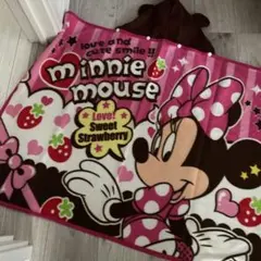 Minnie フード付きブランケット