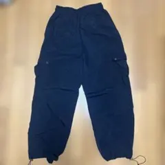 meltum ナイロンカーゴパンツ 裾ドローコード