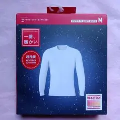 ユニクロ　ヒートテック　ウルトラウォームクールネックT　超極暖　M