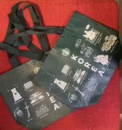 韓国 スタバ リユーザブルバッグ M 2点セット