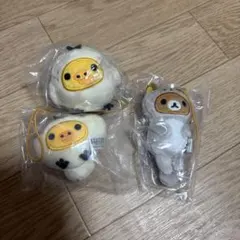 リラックマ キイロイトリ あざらし かぷぐるみ だららっこ