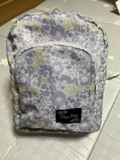 リュックサック 子供用 SLAP SLIPスラップスリップ パープル花柄