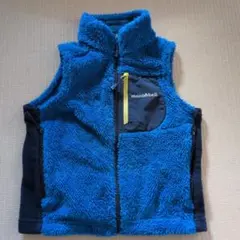 mont-bell Kid's ベスト 100cm 青