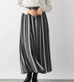 光沢 ロングスカート