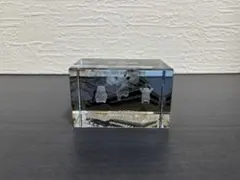 3Dレーザークリスタル(くまモン×熊本城)