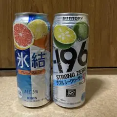 空き缶 氷結、strongZERO