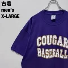 ジャージーズ Tシャツ NCAA ワシントン州立大学 カレッジ 紫 XL 古着