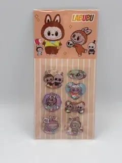 ラブブ　LUBUBU シャカシャカ付きボンボンドロップシール