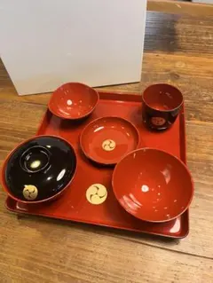 お食い初め　漆器　飾り　歯固め　セット