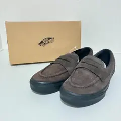 VANS バンズ ローファー V196CF CN スエード ブラウン 23cm