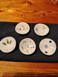 有田焼一峰窯5種箸置き5cm