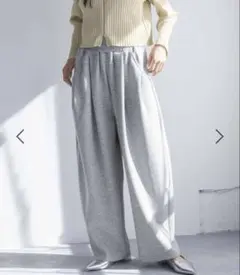 ローリーズファーム　カットイージーコクーンパンツ　新品　ライトストーン　フリー