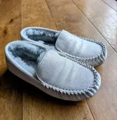 EMU シルバー モカシン